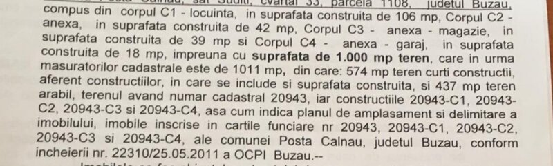 Suditi, Posta Calnau, Buzau